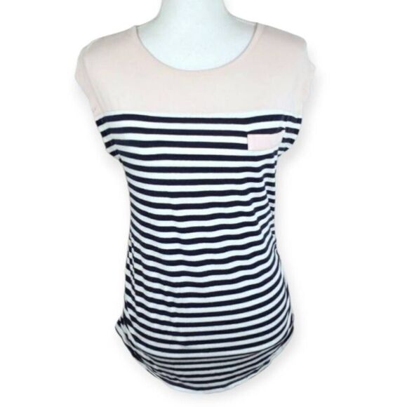 MOM'S THE WORD MATERNITY TOP SZ.L EUC. - Picture 2 of 7